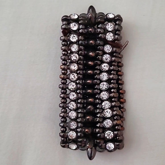 Bracelet metal rhinestone studs - Picture 2 of 2